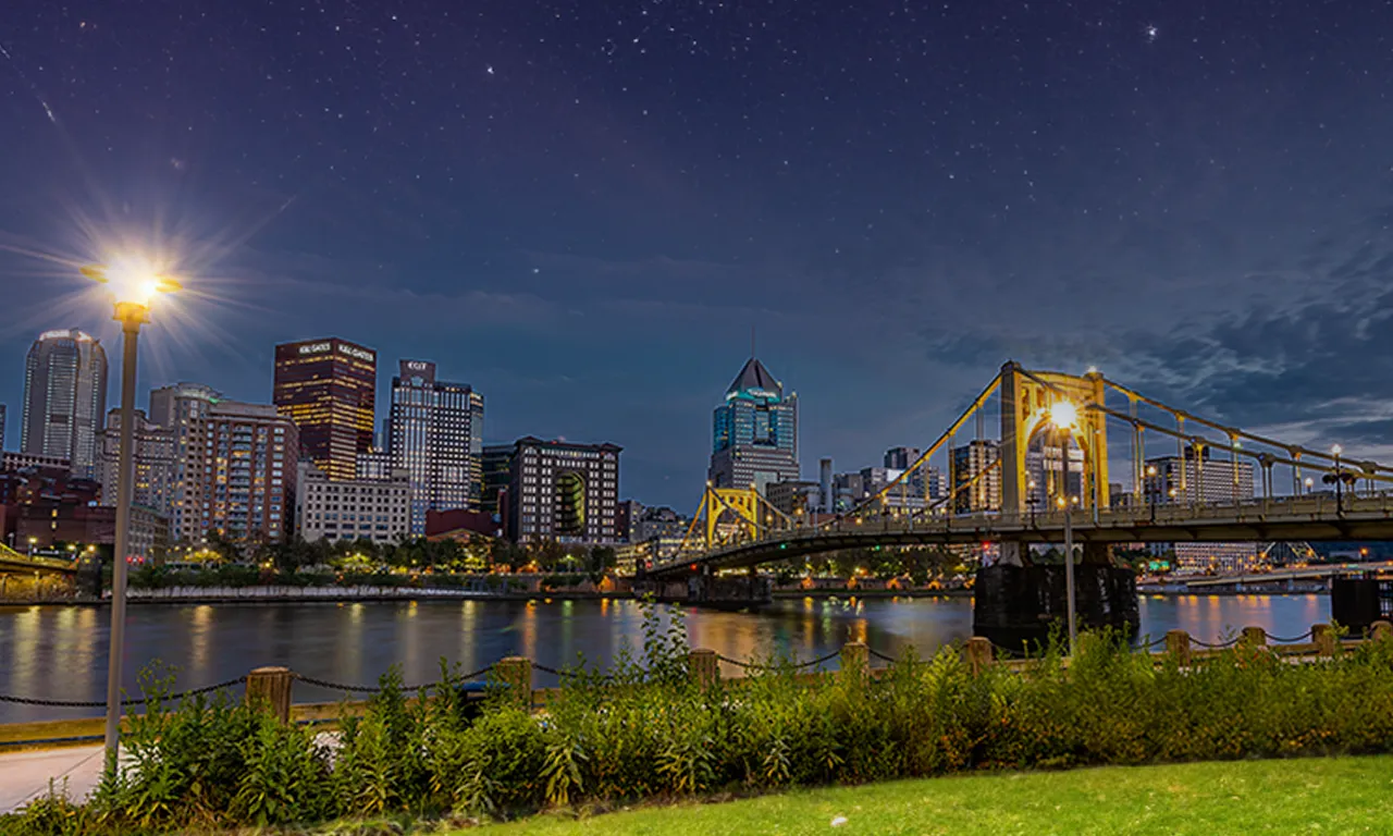 Bridge in the city of Pittsburgh